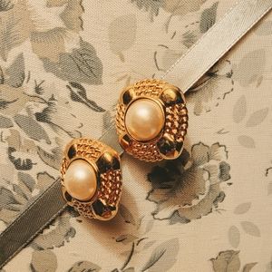 Vintage Pearl Clip-On Earrings